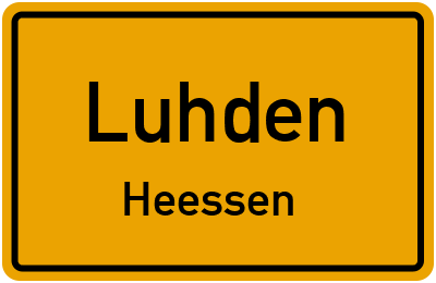 Straßenverzeichnis Luhden Heessen