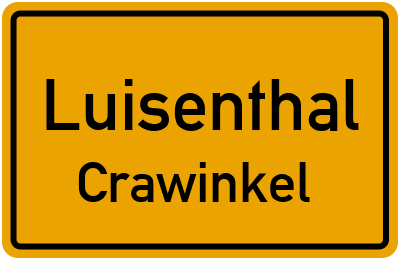Straßenverzeichnis Luisenthal Crawinkel