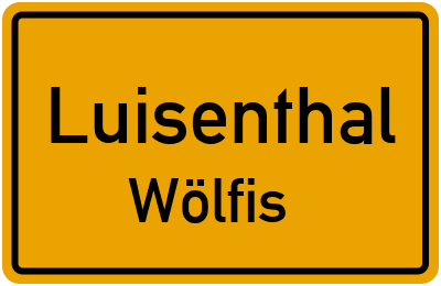 Straßenverzeichnis Luisenthal Wölfis
