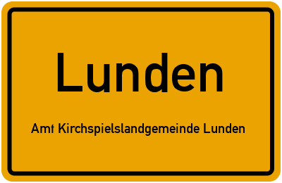 Straßenverzeichnis Lunden Amt Kirchspielslandgemeinde Lunden