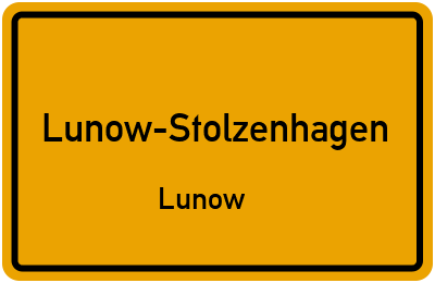 Straßenverzeichnis Lunow-Stolzenhagen Lunow