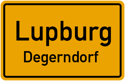 Straßenverzeichnis Lupburg Degerndorf
