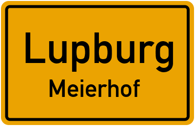 Straßenverzeichnis Lupburg Meierhof
