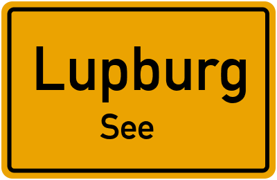 Straßenverzeichnis Lupburg See