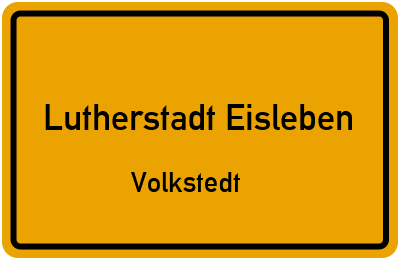 Straßenverzeichnis Lutherstadt Eisleben Volkstedt