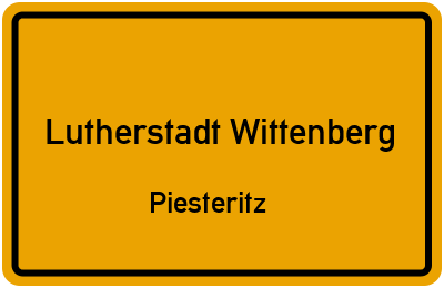 Straßenverzeichnis Lutherstadt Wittenberg Piesteritz