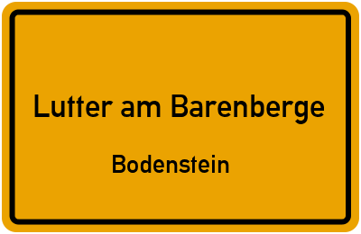 Straßenverzeichnis Lutter am Barenberge Bodenstein