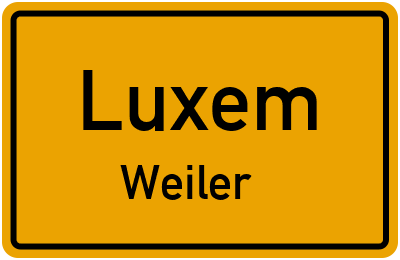 Straßenverzeichnis Luxem Weiler