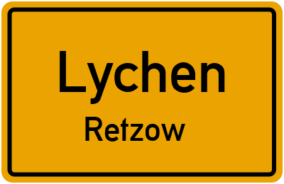 Straßenverzeichnis Lychen Retzow