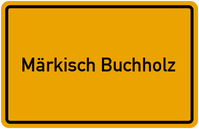 Märkisch Buchholz in Brandenburg