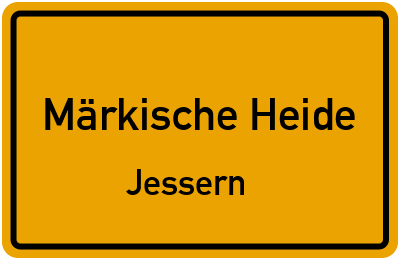 Straßenverzeichnis Märkische Heide Jessern