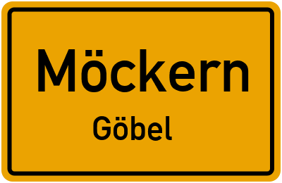 Straßenverzeichnis Möckern Göbel