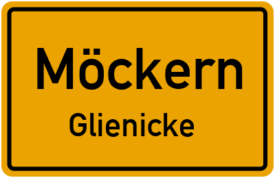 Straßenverzeichnis Möckern Glienicke