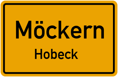 Straßenverzeichnis Möckern Hobeck