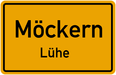 Straßenverzeichnis Möckern Lühe