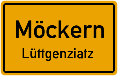 Straßenverzeichnis Möckern Lüttgenziatz