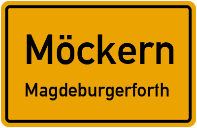 Straßenverzeichnis Möckern Magdeburgerforth