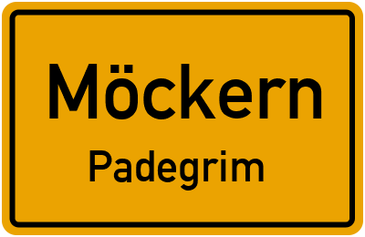 Straßenverzeichnis Möckern Padegrim