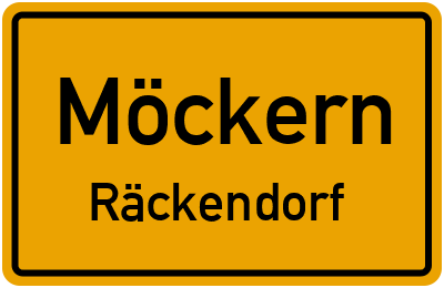 Straßenverzeichnis Möckern Räckendorf