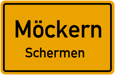 Straßenverzeichnis Möckern Schermen