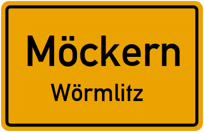 Straßenverzeichnis Möckern Wörmlitz