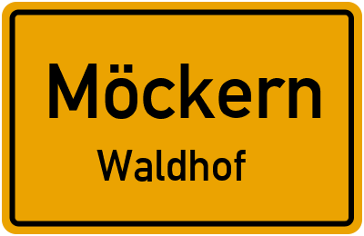 Straßenverzeichnis Möckern Waldhof