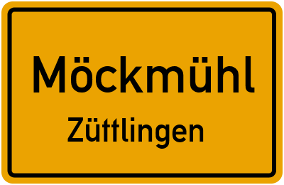 Straßenverzeichnis Möckmühl Züttlingen