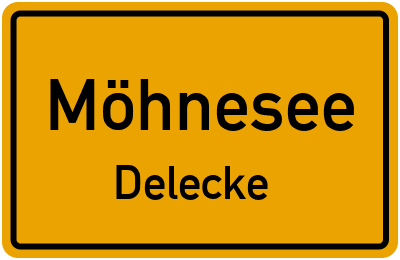 Straßenverzeichnis Möhnesee Delecke
