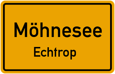 Straßenverzeichnis Möhnesee Echtrop