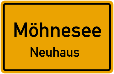 Straßenverzeichnis Möhnesee Neuhaus