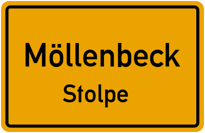 Straßenverzeichnis Möllenbeck Stolpe