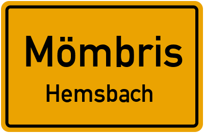 Straßenverzeichnis Mömbris Hemsbach