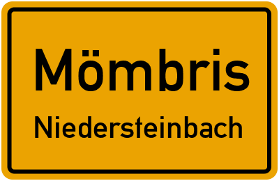 Straßenverzeichnis Mömbris Niedersteinbach
