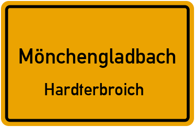 Straßenverzeichnis Mönchengladbach Hardterbroich