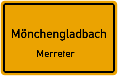 Straßenverzeichnis Mönchengladbach Merreter