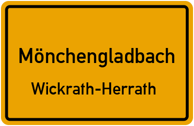 Straßenverzeichnis Mönchengladbach Wickrath-Herrath