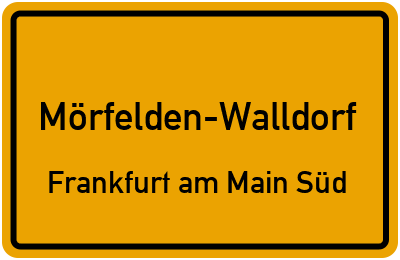 Straßenverzeichnis Mörfelden-Walldorf Frankfurt am Main Süd