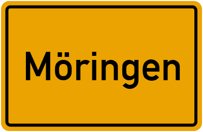 Ortsschild von Gemeinde Möringen in Sachsen-Anhalt