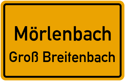 Straßenverzeichnis Mörlenbach Groß Breitenbach