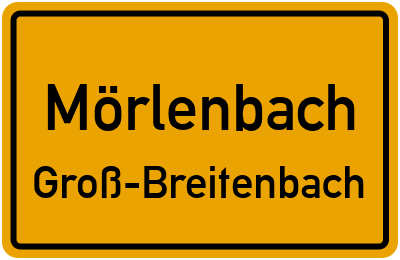 Straßenverzeichnis Mörlenbach Groß-Breitenbach