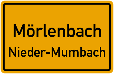 Straßenverzeichnis Mörlenbach Nieder-Mumbach