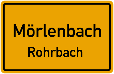Straßenverzeichnis Mörlenbach Rohrbach