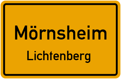 Straßenverzeichnis Mörnsheim Lichtenberg