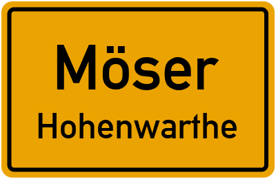 Straßenverzeichnis Möser Hohenwarthe