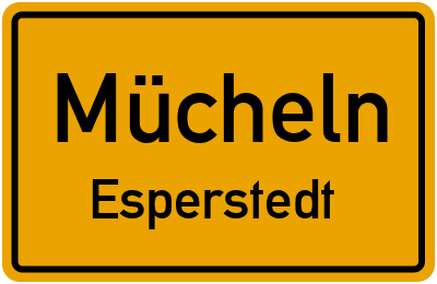 Straßenverzeichnis Mücheln Esperstedt