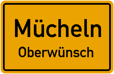 Straßenverzeichnis Mücheln Oberwünsch