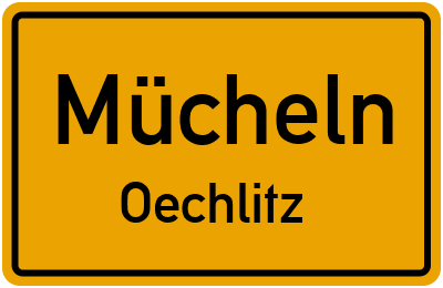 Straßenverzeichnis Mücheln Oechlitz