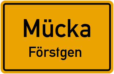 Straßenverzeichnis Mücka Förstgen