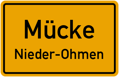 Straßenverzeichnis Mücke Nieder-Ohmen