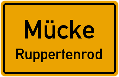 Straßenverzeichnis Mücke Ruppertenrod